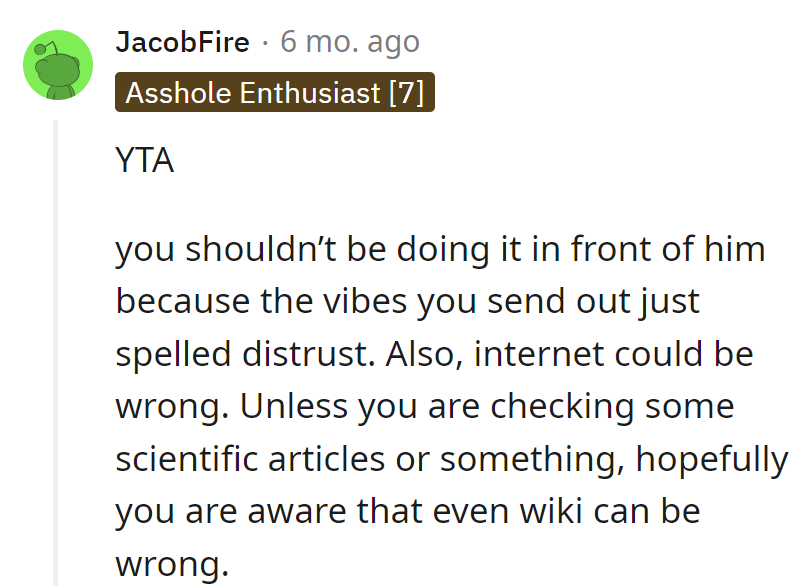 Fact-checking vibes are in the air, spelling out 'distrust.' Remember, even the internet can play pretend.