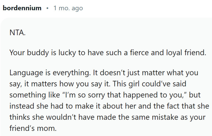 OP is a good and loyal friend