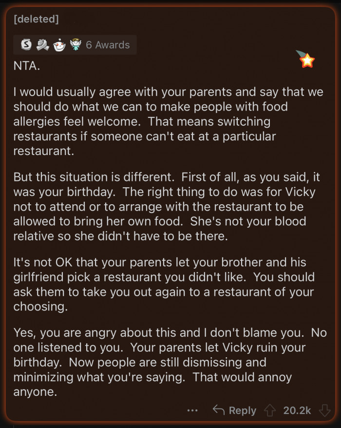 OP has every right to be annoyed and angry.