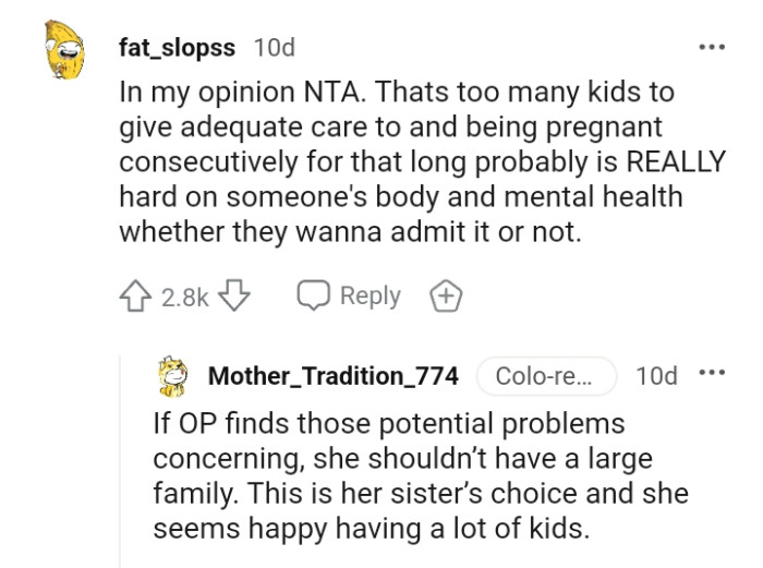 That's too many kids to give adequate care to