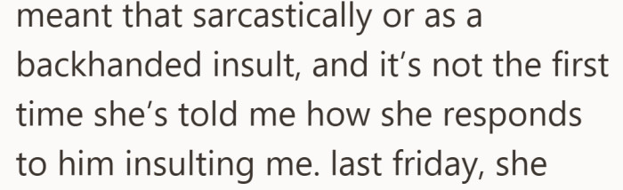 This was not the first time her name came up in someone else’s argument.