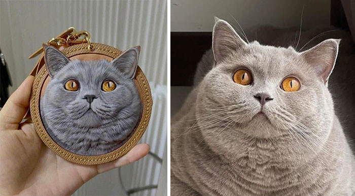 "This Is Fiera, I Gave Her An Adorable Face In A 3D Leather Charm. Did I Capture Her Vibe?"