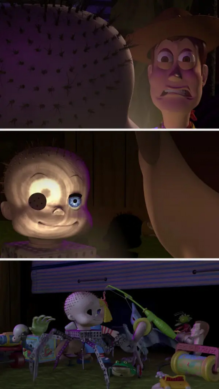 13. Toy Story (1995): How terrifying were the mismatched toys Sid experimented on?