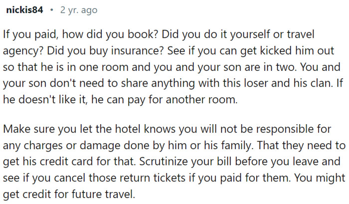 OP should take precautions.