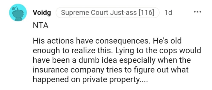 He's Old Enough to Realize This