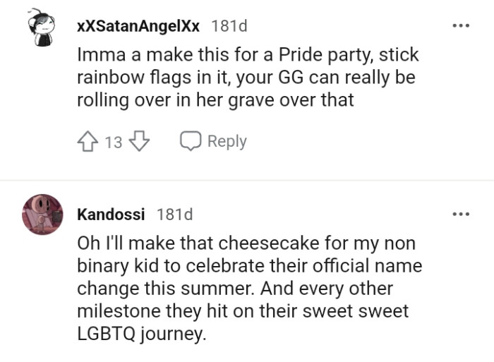 Rolling over in her grave