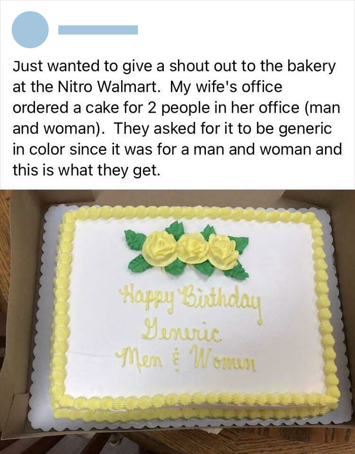 16. “Happy Birthday, Generic Men and Women”