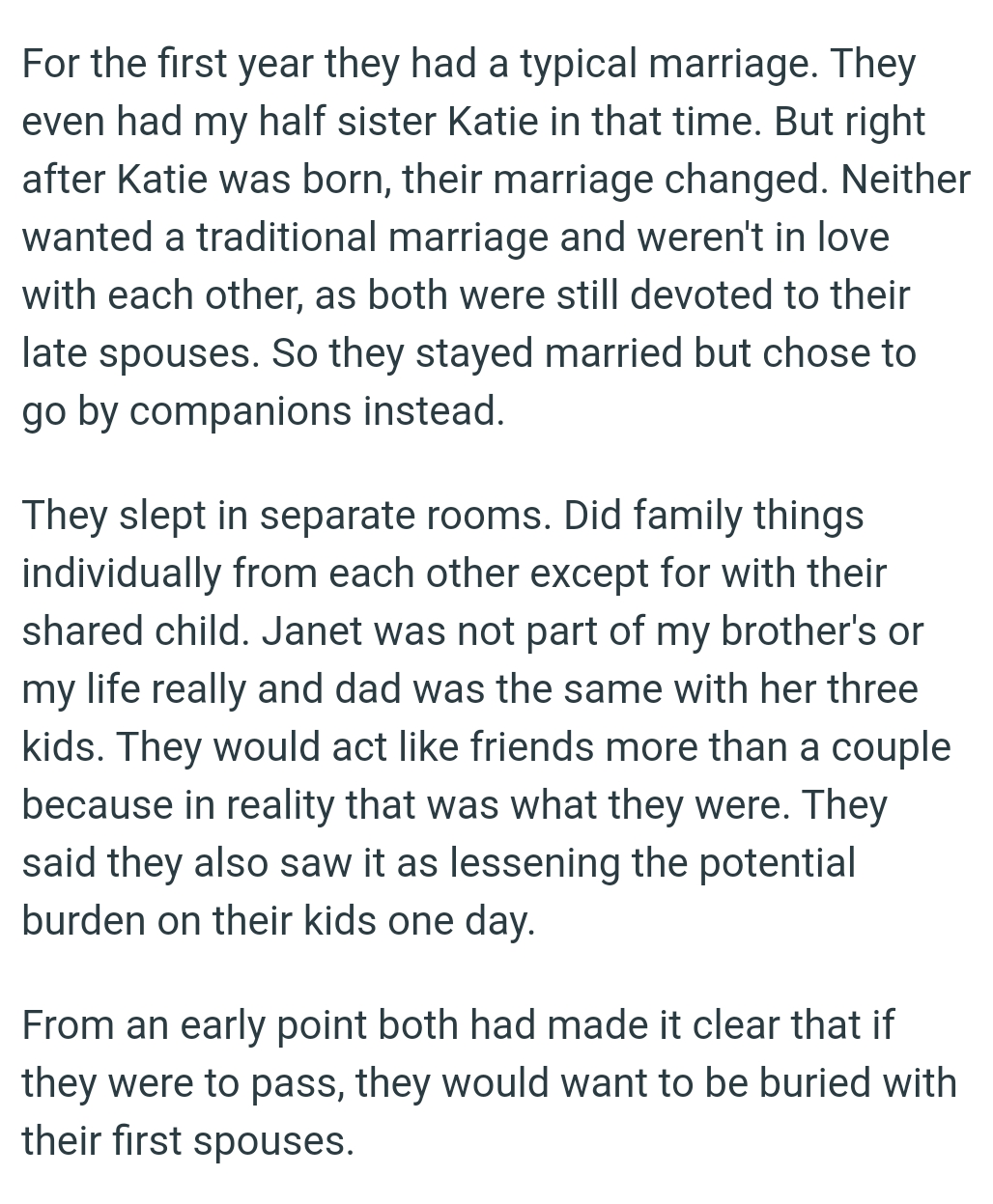 OP's Dad and Stepmom Would Act Like Friends More Than a Couple