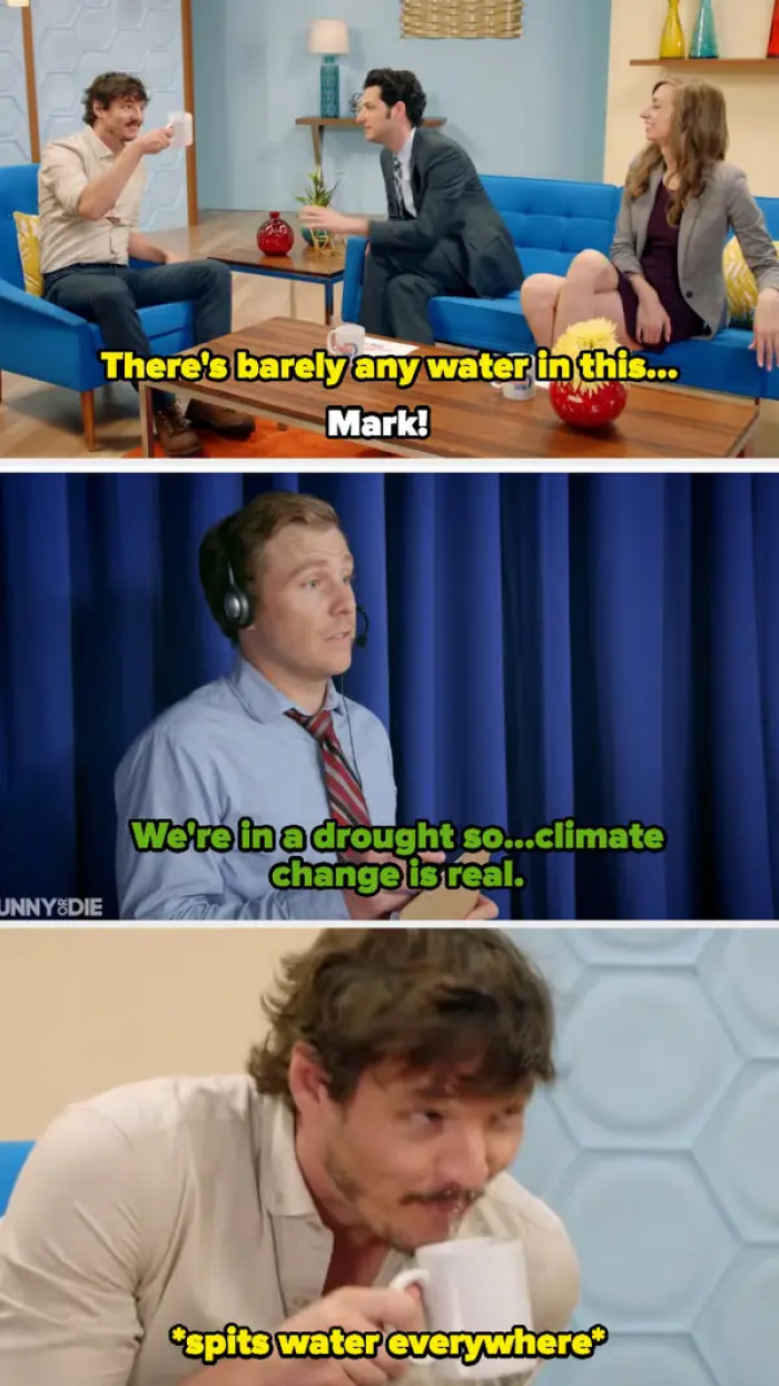 22. He is also a big fan of physical comedy