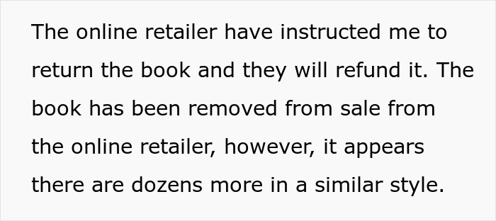 The retailer instructed him to return the book. He then discovered that there were more books that used generative AI.