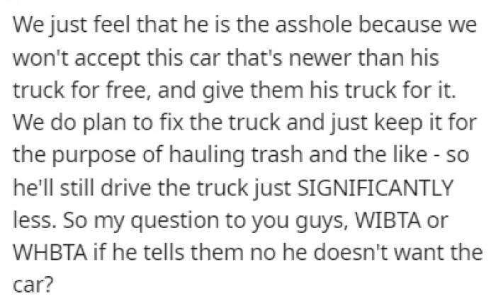 OP and her fiancé are afraid of looking like the 