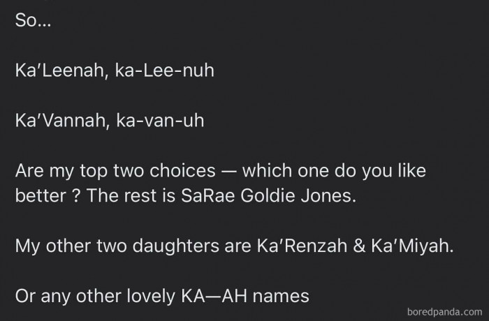 18. Ka-Ah names....
