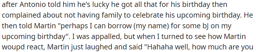 He's lucky he got all that