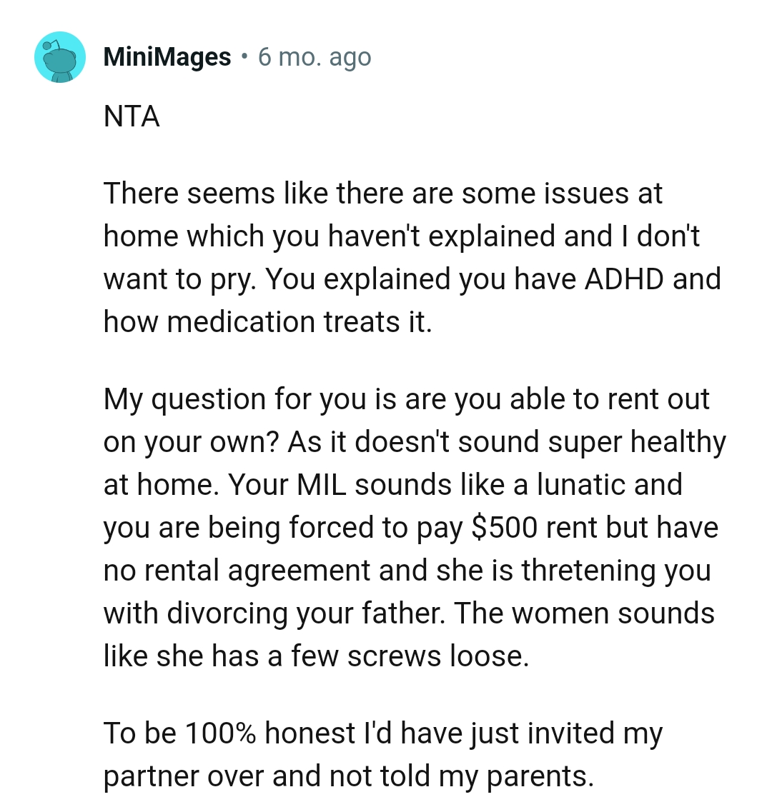 OP has ADHD