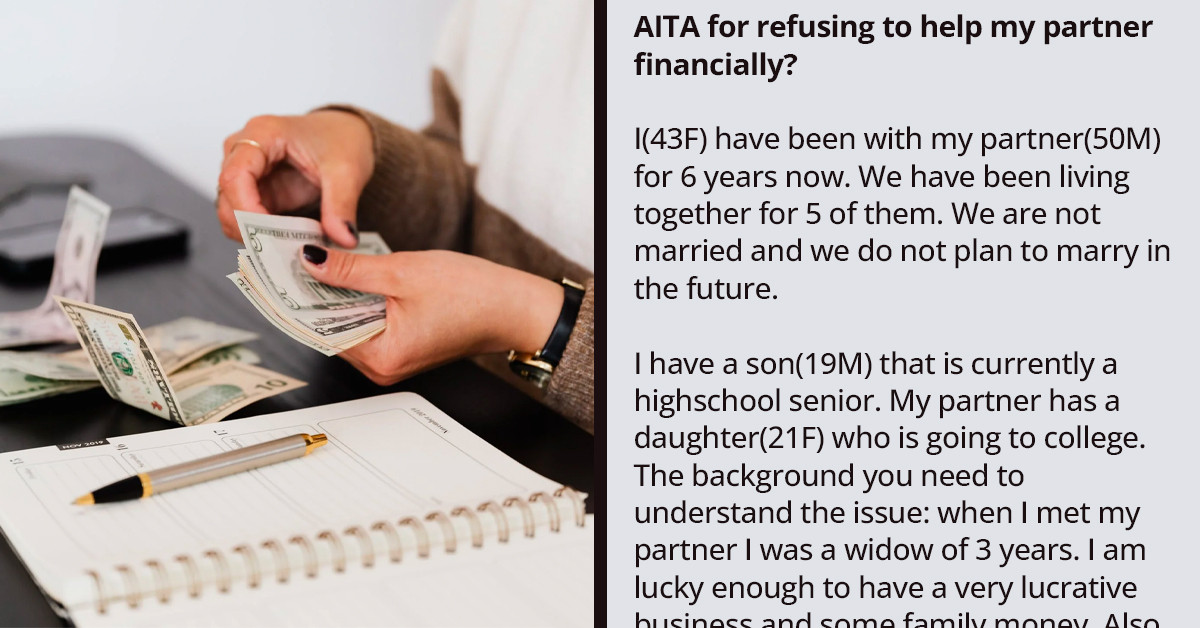 Rich Mom Treats Her Son To An All-Expenses-Paid Trip To Asia But Refuses To Loan Her Partner $30K To Pay For His Daughter's European Trip