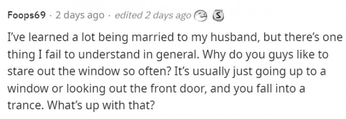 7. No one can tell...