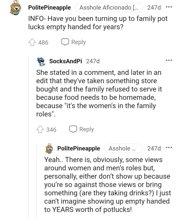 It's the women in the family roles