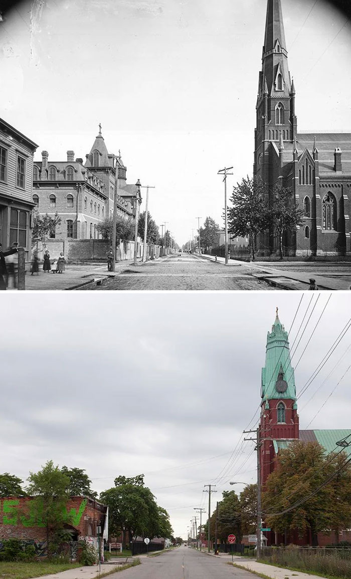 "Detroit, Michigan Before And After"
