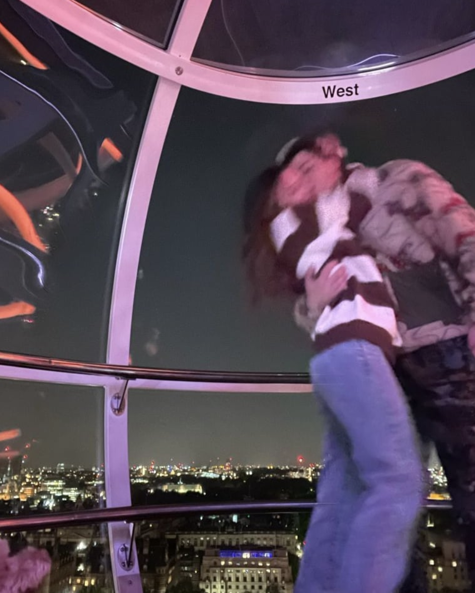 Months later, their relationship was made public when Millie shared a blurry photo of them kissing.