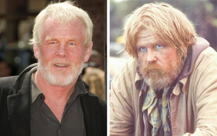 6. Nick Nolte spent five weeks living as a homeless man in Los Angeles to prepare for his role in “Down and Out in Beverly Hills.”