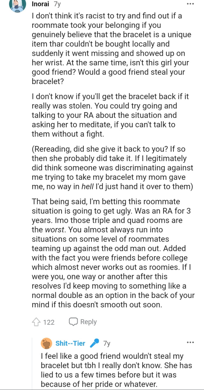 Would a good friend steal your bracelet?