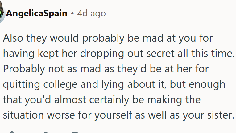 OP Might Be Making the Situation Worse for Both of Them