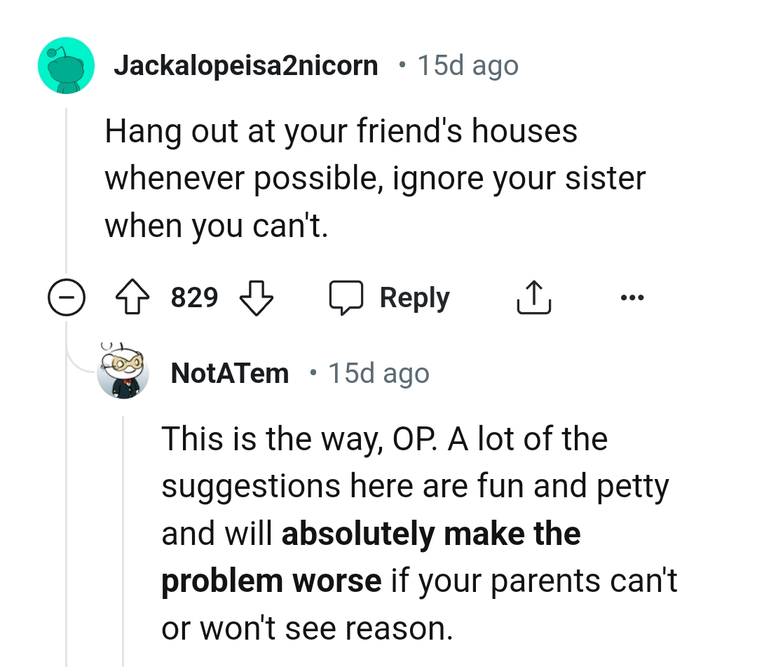 And the Comments from Other Redditors Roll In...