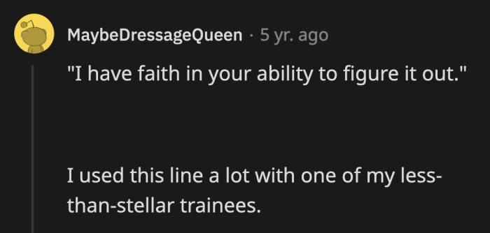 23. You're a good trier!