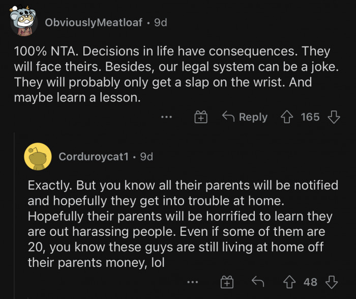 Hopefully, their parents can do something about it.