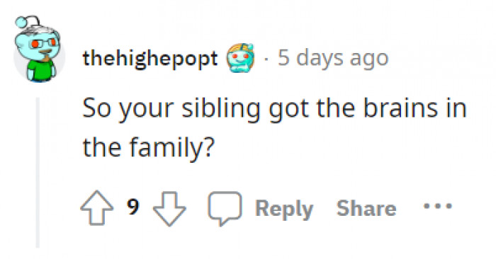 That's one conclusion down.