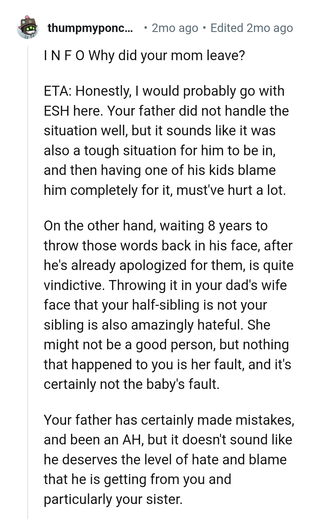 Waiting eight years to throw his words back at him