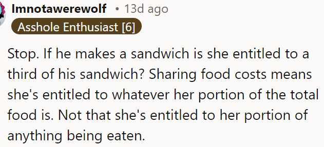 But, another one disagreed