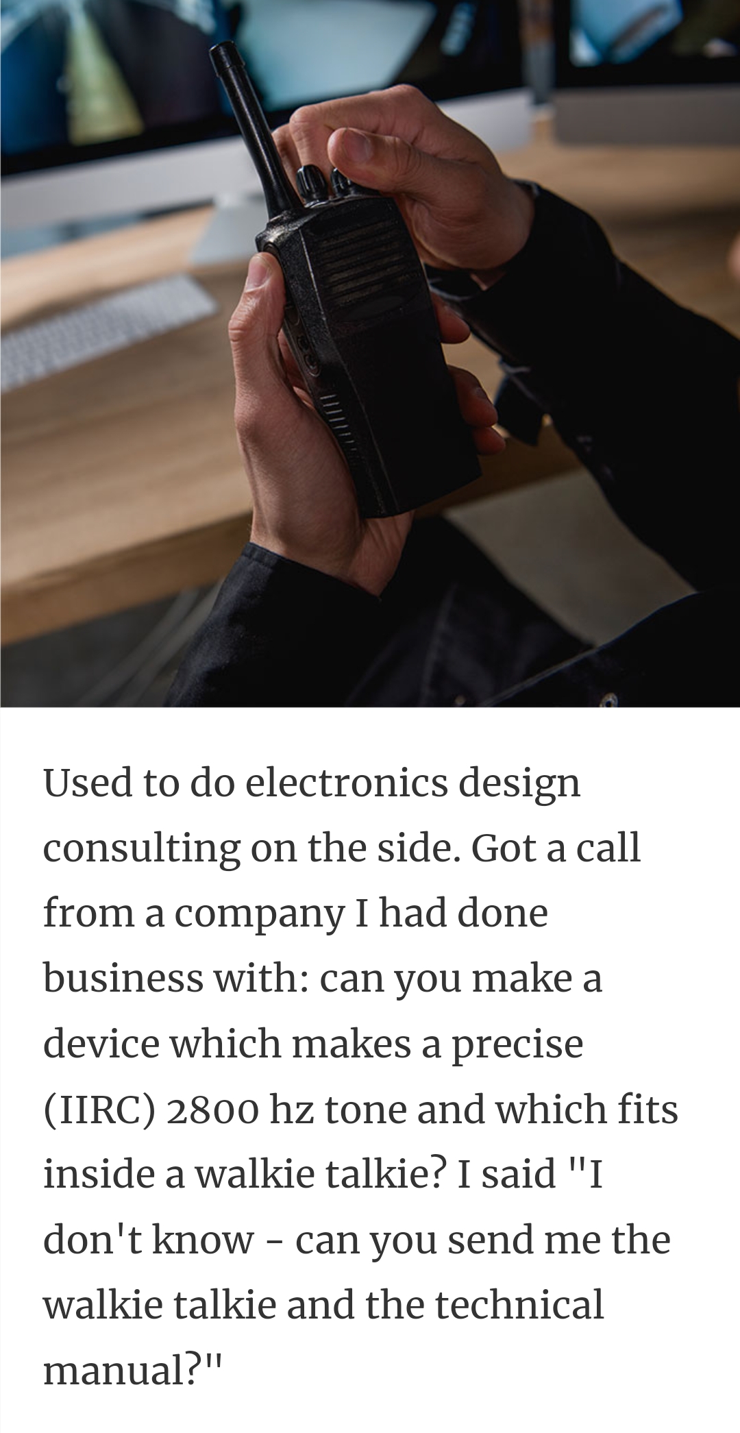 7. Electronics design consulting