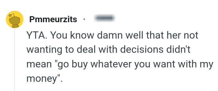 We've gathered some of the most upvoted comments from other Redditors for you to read through below