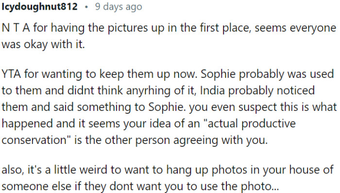 It's important to respect others' feelings and consider their perspectives