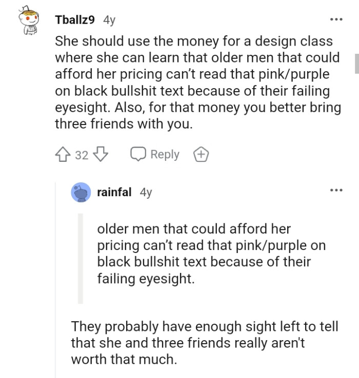 This redditor says she has to be extra for three persons