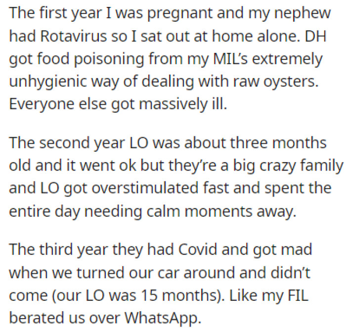 Spending Christmas with the in-laws has been full of challenges for the past few years