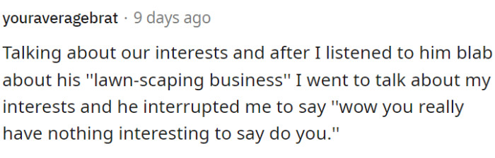 Nothing interesting to say