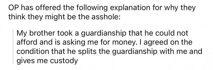 OP thinks they might be the a-hole for the following reason: