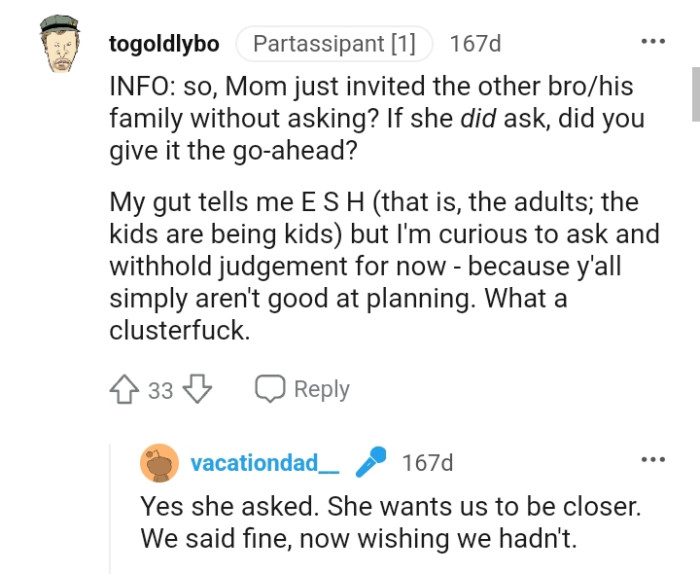 This redditor is curious to ask