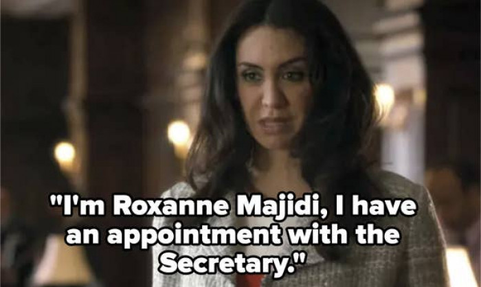 10. One character who vanished from the Madam Secretary pilot was Marn's Roxanne Majidi, Elizabeth's personal stylist and image adviser.