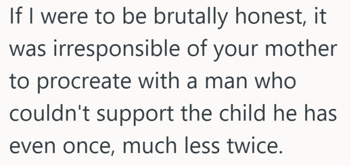 Brutal honesty puts responsibility back where some believe it belongs.