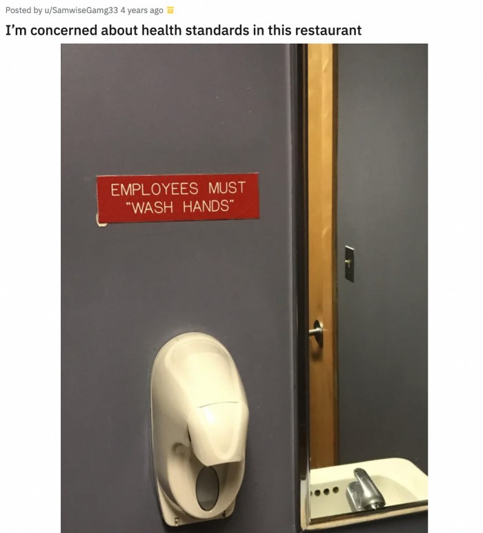 16. I wouldn't trust the food at this place.