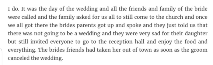 17. Glad she had good friends to comfort her