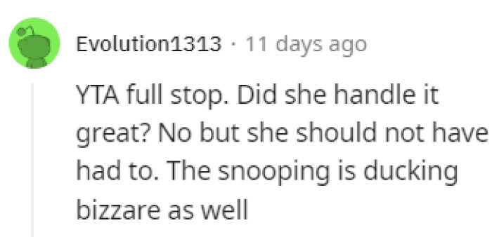 There were better ways to handle that