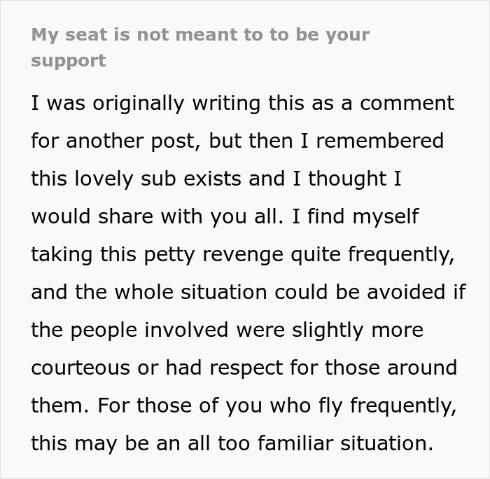 The whole situation could be avoided if the people involved were slightly more courteous