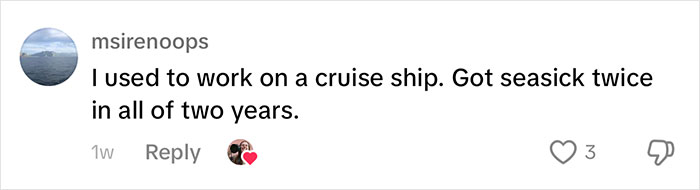 Cruise ships are definitely not for this person