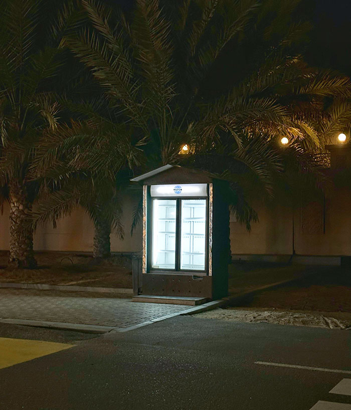 23. There Are Random Freezers On Some Streets Of Dubai That Have Food And Drinks For Whoever Needs It