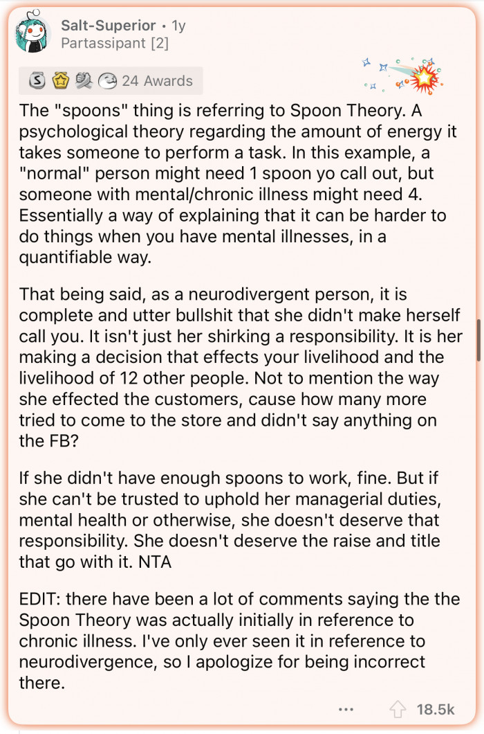 You can't just say something like that and not explain it.