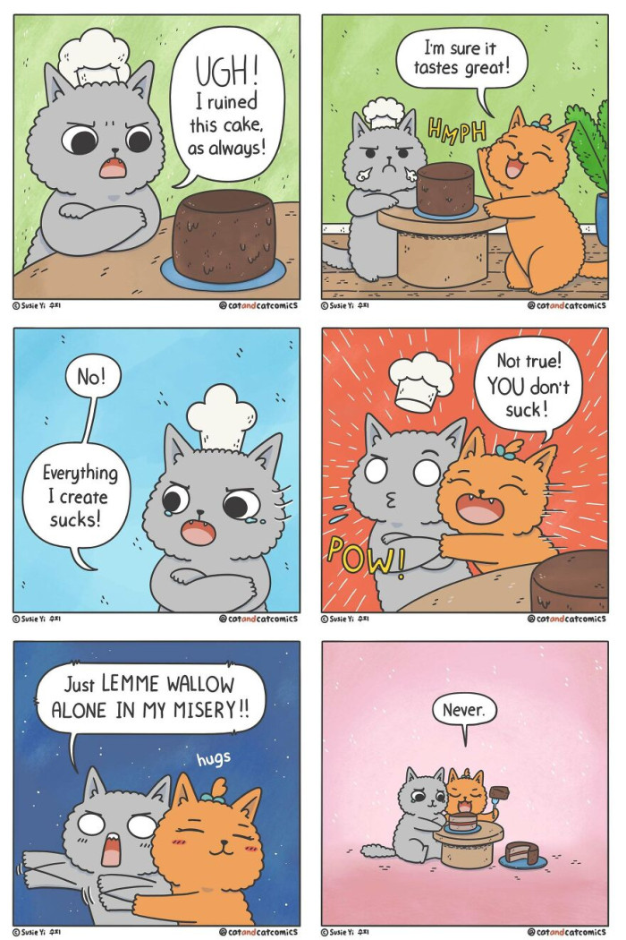 30. You can't wallow alone in misery